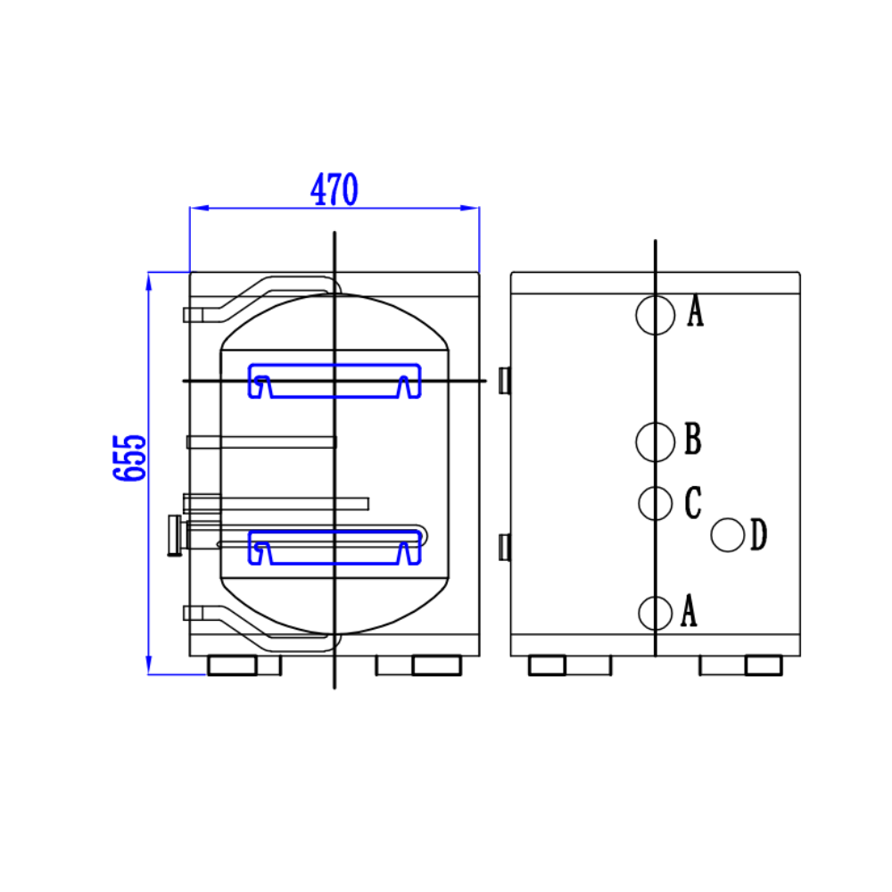 COBALT Solar Storage - RVS Zonnestroomboiler - 50L