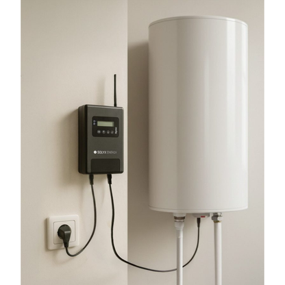 Elektrische boiler met slimme zonne energie regeling voor maximaal eigen verbruik