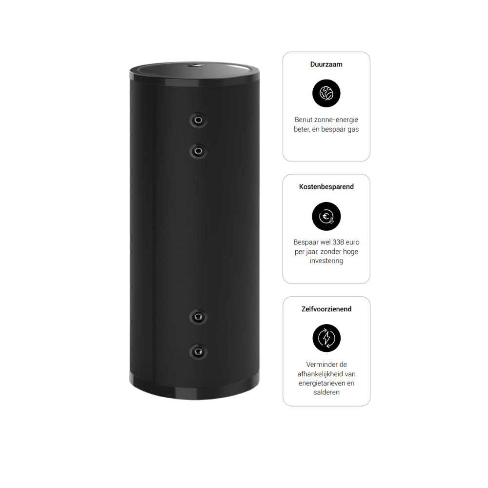 COBALT Solar Storage - RVS Zonnestroomboiler - 100L